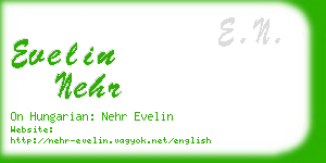 evelin nehr business card